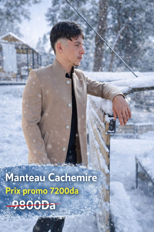🧥 L’Officier – Manteau Cachemire