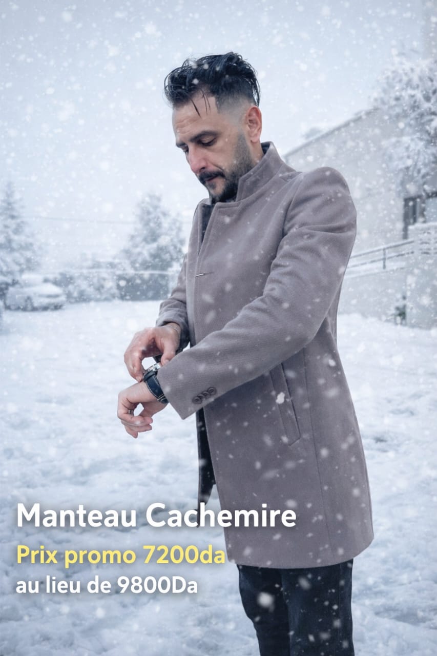 🧥 L’Officier – Manteau Cachemire